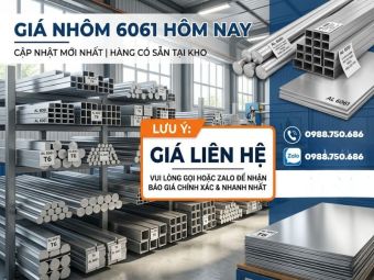 Giá Nhôm 6061 Hôm Nay Bao Nhiêu? Báo Giá Nhôm Tấm 6061 Mới Nhất 2026