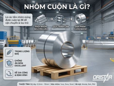 Tìm hiểu về các loại nhôm cuộn: Kích thước và mác hợp kim
