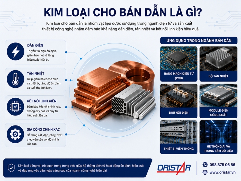 Kim Loại Cho B&aacute;n Dẫn