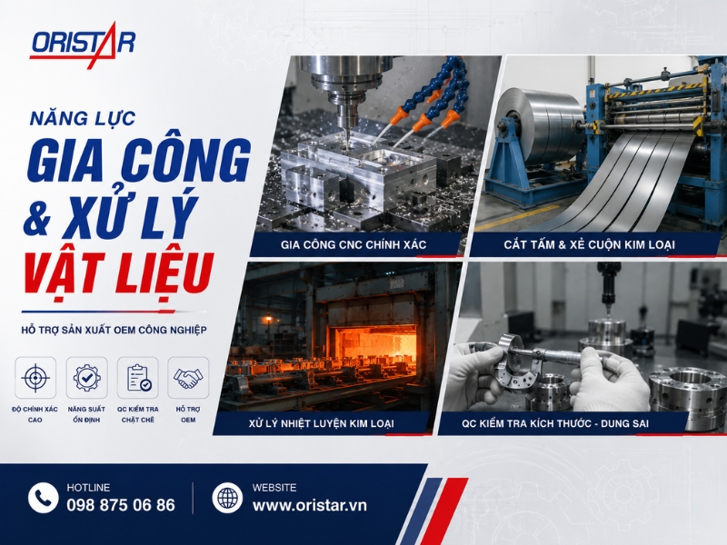 Năng Lực Gia C&ocirc;ng Cơ Kh&iacute; Ch&iacute;nh X&aacute;c Tại Oristar