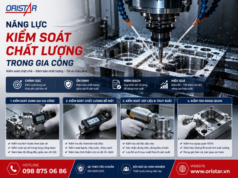 Năng Lực Kiểm Soát Chất Lượng Trong Gia Công